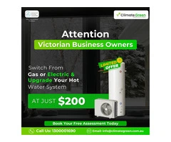 Upgrade to an Energy-Efficient Hot Water System for Just $200!