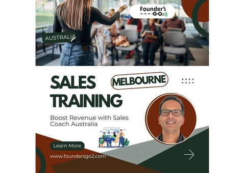 Sales Training Melbourne | Founder’s Go2