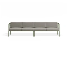 Luxurious Seville 4-Seater Outdoor Sofa in Green – Stylish & Durable