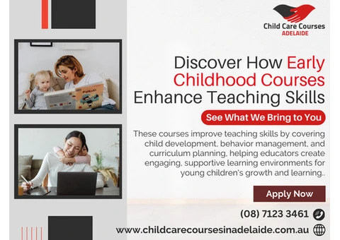 Join a Leading Childcare Course in Adelaide & Gain Skills!