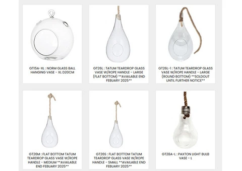 Elegant Wedding Hanging Glass Decor to Transform Your Special Day