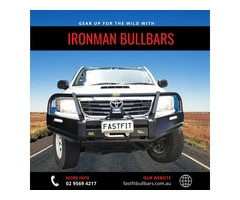 Your 4WD Deserves the Best with Ironman Raid Bullbar