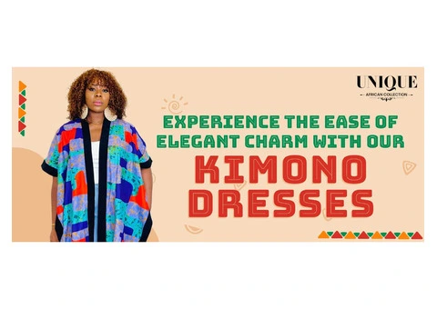 EXPERIENCE THE EASE OF ELEGANT CHARM WITH OUR KIMONO DRESSES