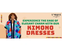 EXPERIENCE THE EASE OF ELEGANT CHARM WITH OUR KIMONO DRESSES