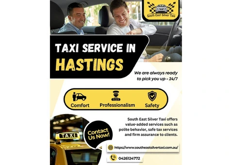 Taxi Service in Hastings — Southeast Silver Taxi