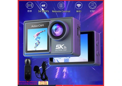 Action Camera Dual IPS Touch LCD - 1/3