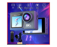 Action Camera Dual IPS Touch LCD