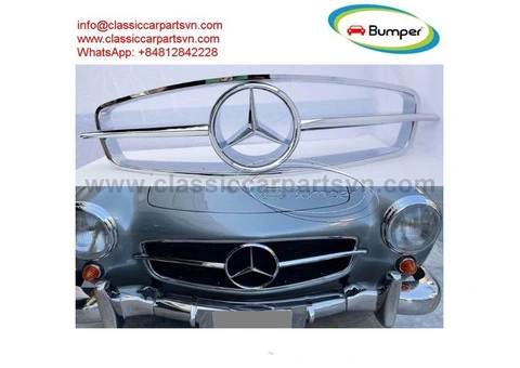 Mercedes 190SL Roadster front grille (1955-1963) - 3/4