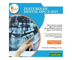 Features of Dental OPG X-Ray at Auburn Radiology.(02) 8315 8292