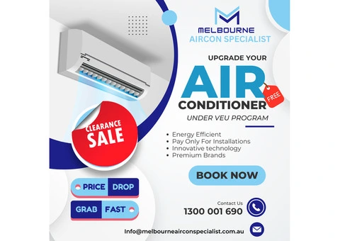 FREE Air Conditioner Upgrade – Limited Time Clearance Sale! - 2/2