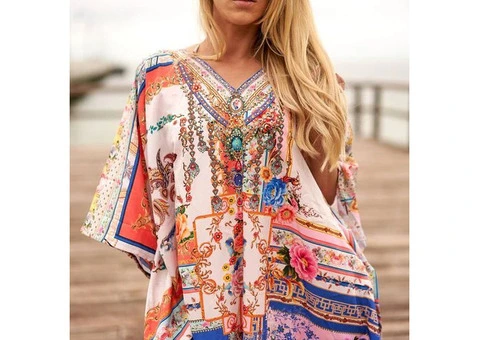 Luxurious Silk Kaftans – Boho-Eclectica Collection