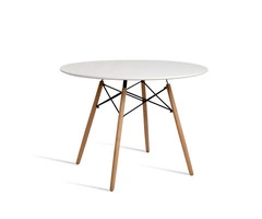 Stylish & Modern Artiss Round White 4-Seater Dining Table