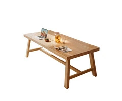 Luxurious 1.4M Solid Wood Square Dining Table – Elegant & Durable