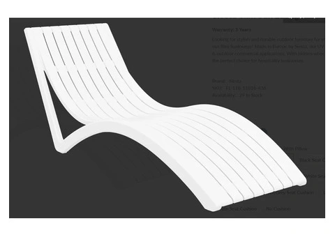 Luxury & Comfort Combined – Siesta Slim Sun Lounger for Sale