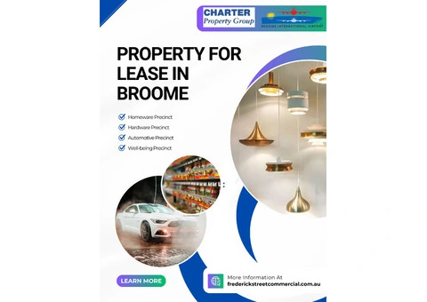 Property for Lease in Broome | Frederick Street Commercial