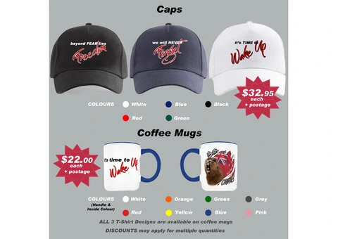 Patriotic T/Shirts, Mugs, Caps and Mouse Pads. - 8/8