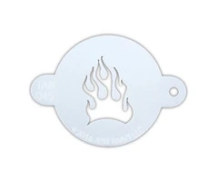 TAP Fire Flame Face Painting Stencil - Fusion Body Art