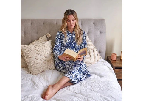Boho-Eclectica Women's Cotton PJ Sets | Handcrafted Sleepwear