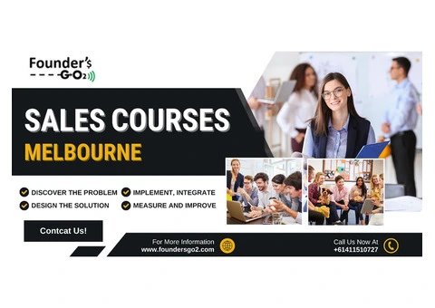 Sales Courses Melbourne | Founder’s Go2
