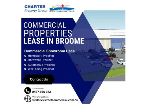 Commercial Properties for Lease in Broome | Frederick Street Commercial