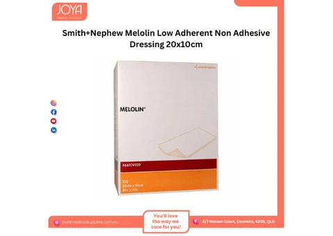 Smith+Nephew Melolin Low Adherent Non Adhesive Dressing 20x10cm - Australia