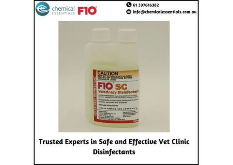 Trusted Experts in Safe and Effective Vet Clinic Disinfectants