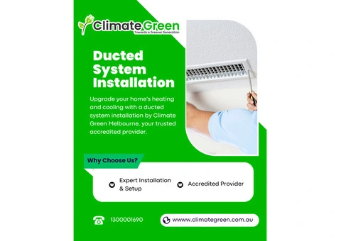 ???? Ducted System Installation in Melbourne – Climate Green