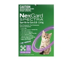 Nexgard Spectra Spot-On for Kittens and Small Cats 0.8 to 2.4kg