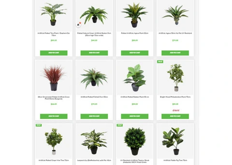 Artificial Plants for Effortless Greenery Indoors and Out