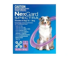 Nexgard Spectra Large Dogs (15.1 - 30kg) Purple