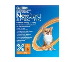 Nexgard Spectra Very Small Dogs (2 - 3.5kg) Orange