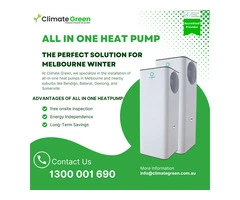 All-in-One Heat Pump – The Perfect Solution for Melbourne Winters!