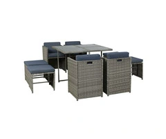 Luxurious Gardeon 9-Piece Outdoor Dining Set – Elegant & Durable