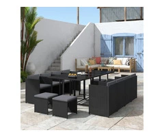 Luxury Bali 13PC Outdoor Dining Set – Elegant & Spacious