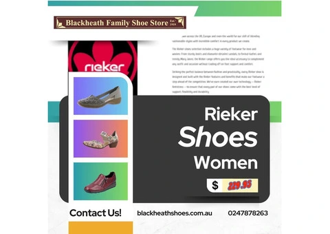 Rieker Shoes Women | Blackheath Shoes Store