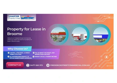 Property for Lease in Broome | Frederick Street Commercial