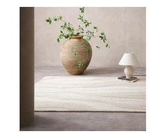 Elegant & Durable Shoreline Sand Floor Rug – Coastal Charm