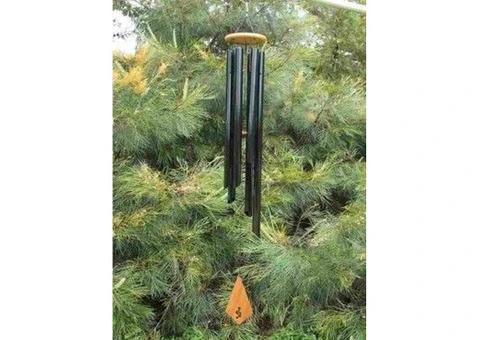 Hang Black Wind Chime to Create a Sweet Melodious Ambiance