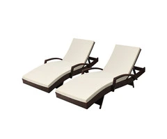 Luxury Gardeon 2PC Sun Lounge Wicker Lounger – Ultimate Outdoor Comfort