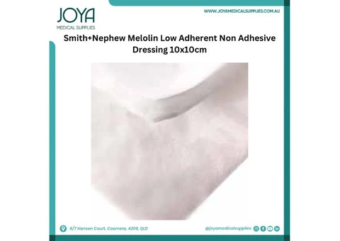 Smith+Nephew Melolin Low Adherent Non Adhesive Dressing 10x10cm | Joya Medical Supplies