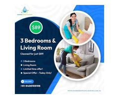 ???? One-Day Only Cleaning Special: 3 Bedrooms & Living Room for Just $89! ????