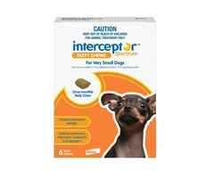 Interceptor Spectrum Tasty Chews For Very Small Dogs Up To 4Kg