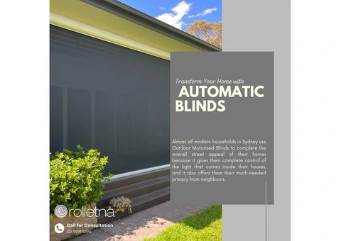 Smart Blinds, Smart Living with Outdoor Automatic Blinds