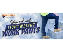 Get the lightweight work pant that helps to stay cool