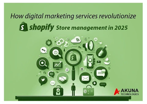 Know about digital marketing services revolution in shopify store management