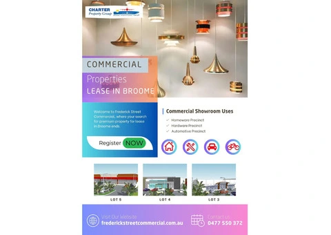 Commercial Properties for Lease in Broome | Frederick Street Commercial