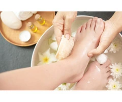 Experience Luxurious Frangipani Foot Scrub Spa Treatment in Perth