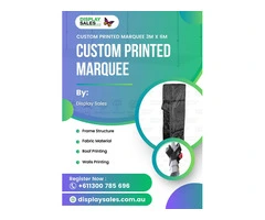 Custom Printed Marquee | Display Sales