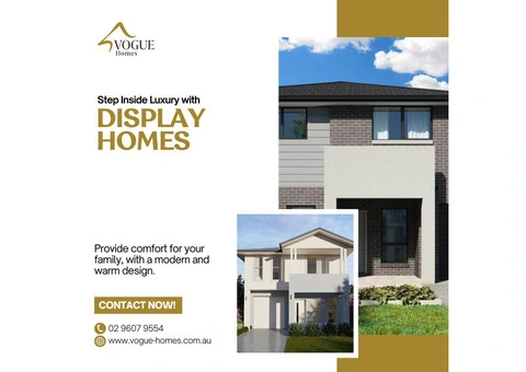 Modern, Stylish & Affordable with Display Homes