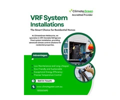 VRF System Installation – Energy-Efficient Climate Control!